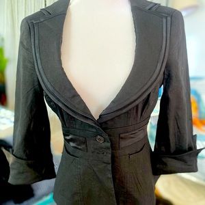 Bebe black suit jacket